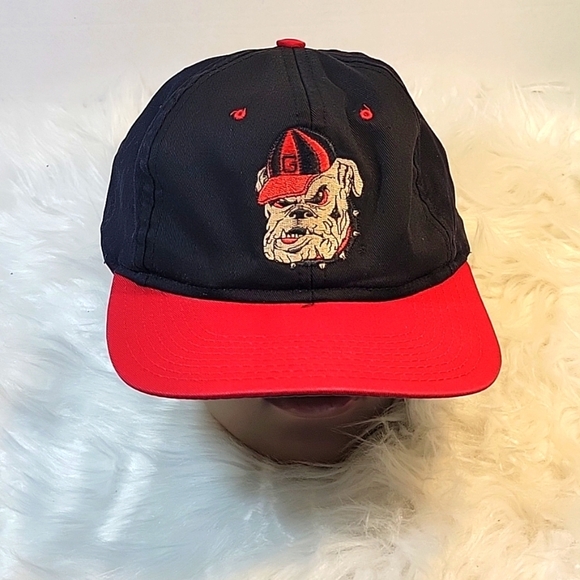 GEORGIA BULLDOGS Red and Black Hat OS‎ - Picture 1 of 7